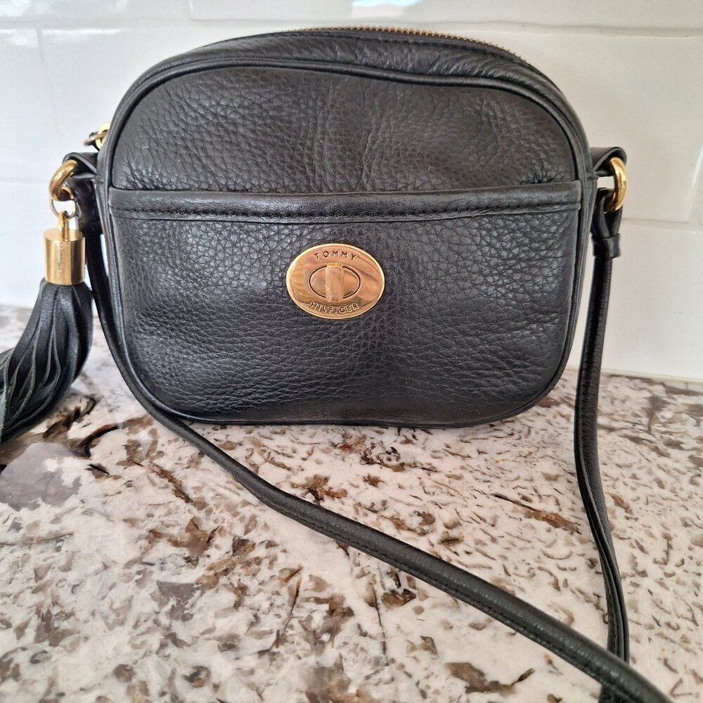 Tommy Hilfiger leather‎ mini crossbody purse
